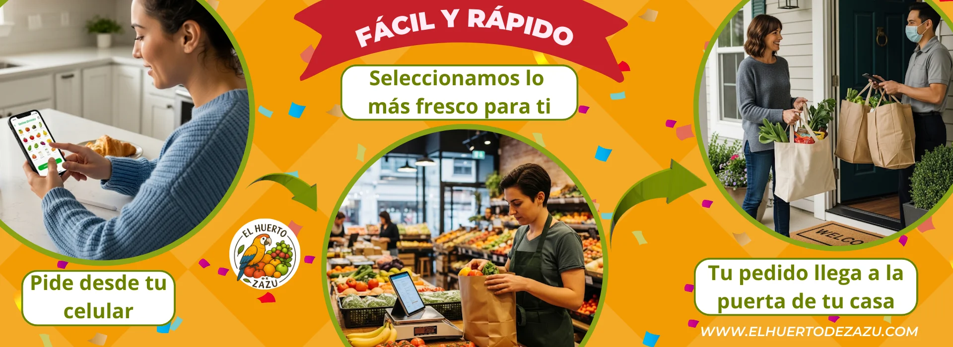 Frutas y verduras surtidas